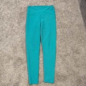 Beach Riot Teal Ribbed Legging